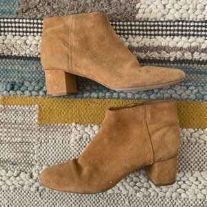 Madewell suede booties